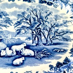 Serveringsfad lille - engelsk porceln, British Scenery