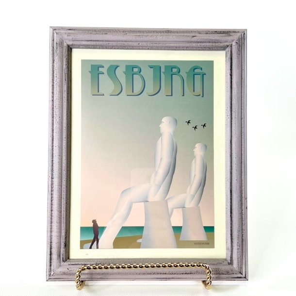 Plakat i ramme - Vissevasse 18x21 cm