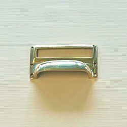 Etiketholder med greb - messing