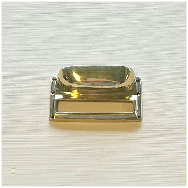 Etiketholder med greb - messing