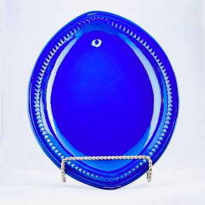 Fad - ovalt blt keramikfad