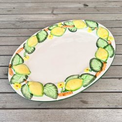 Serveringsfad m/citroner, fransk