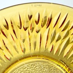 Glasfad - fransk vintage, gyldent