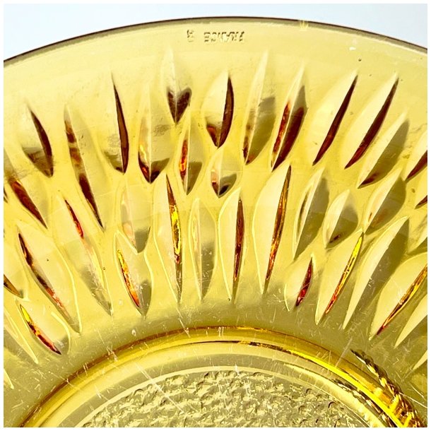 Glasfad - fransk vintage, gyldent