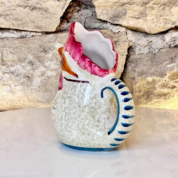 Vintage fransk kande - hane, fajance