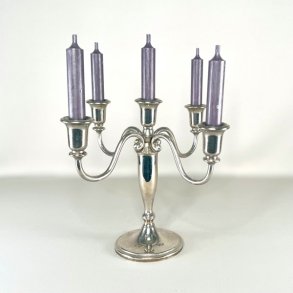 Femarmet lysestage - slv (nr. 3)