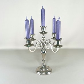 Femarmet lysestage - slv (nr. 2)