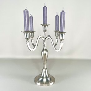 Femarmet lysestage - slv (nr. 4)