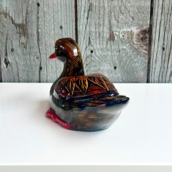 Andefigur - mellem, brun/grn