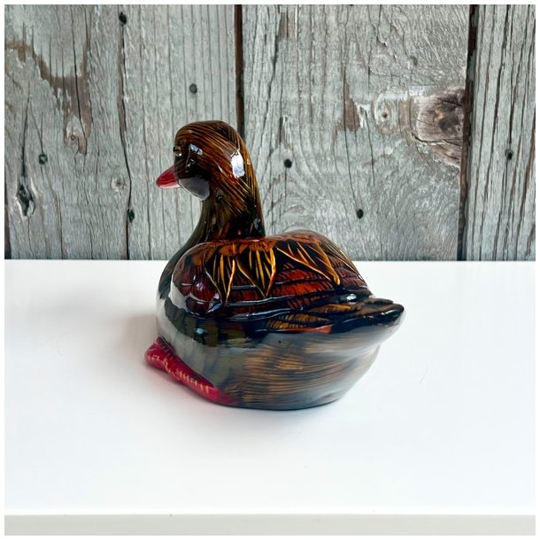 Andefigur - mellem, brun/grn