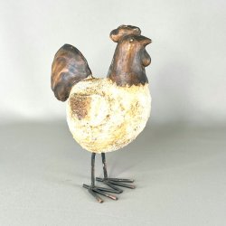 Hane - figur i metal 