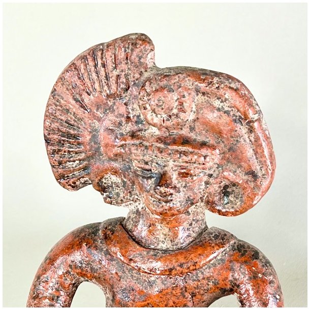 Vintage Aztec lerfigur 