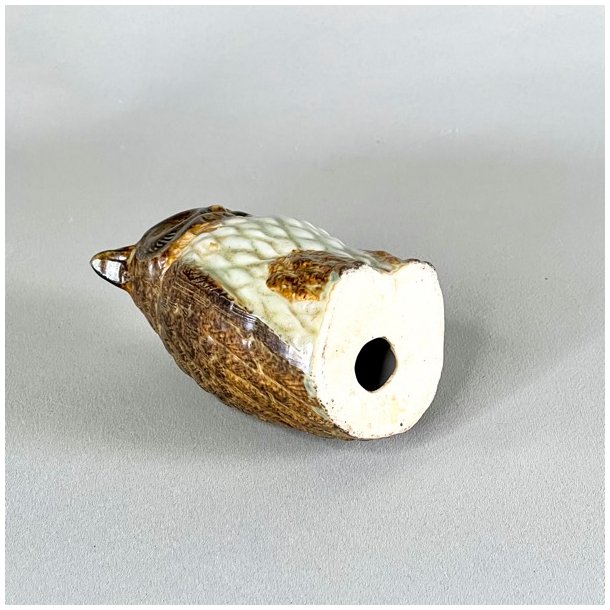 Ugle keramikfigur - slank 