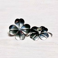 Firklver lysestage i slv til kertelys