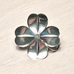 Firklver lysestage i slv til kertelys