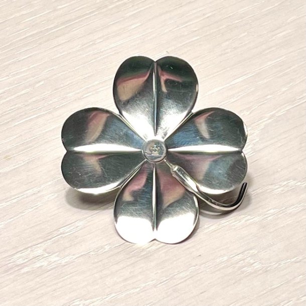 Firklver lysestage i slv til kertelys