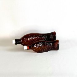 Flaske - fisk med korkprop, vintage 