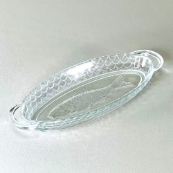 Fiskefad - ovalt med fisk