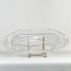 Fiskefad - aflangt med fisk