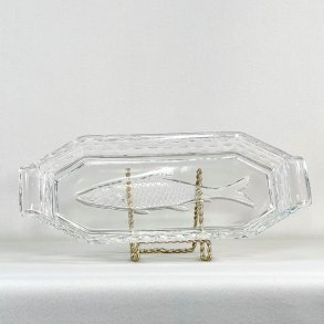 Fiskefad - aflangt med fisk