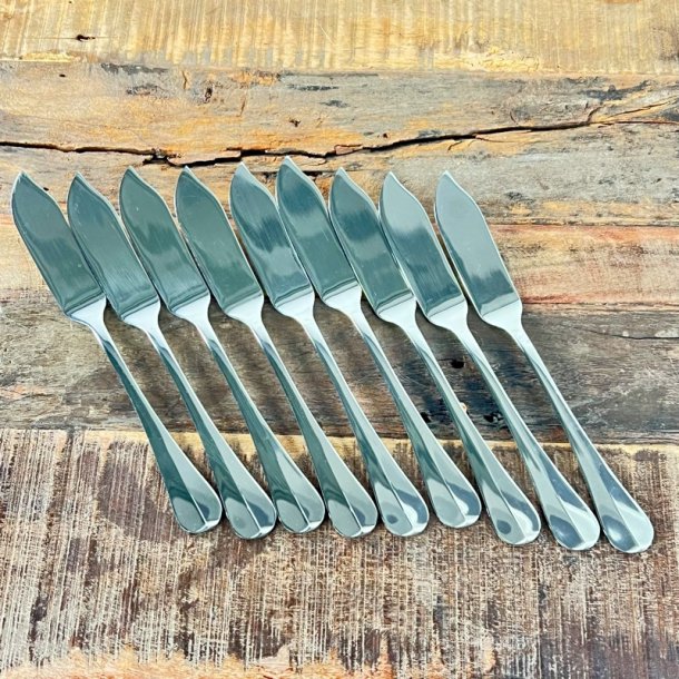 Fiskeknive (9 stk samlet) - franske 