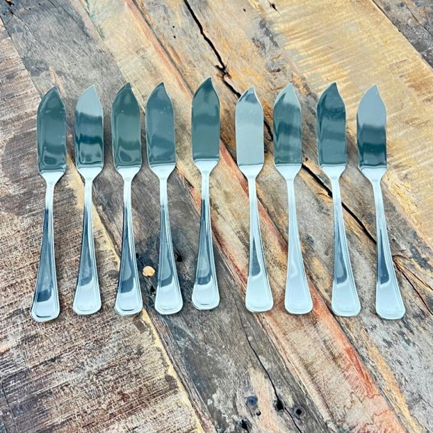 Fiskeknive (9 stk samlet) - franske 