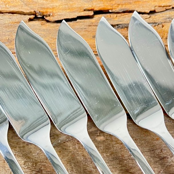 Fiskeknive (9 stk samlet) - franske 