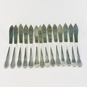 Fiskeknive (14 stk samlet) - fors�lvede 