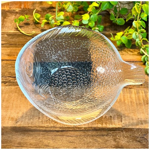 Fransk fiskeskl i klart glas