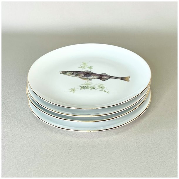 Fisketallerkener (4 stk) - Bareuther Waldsassen