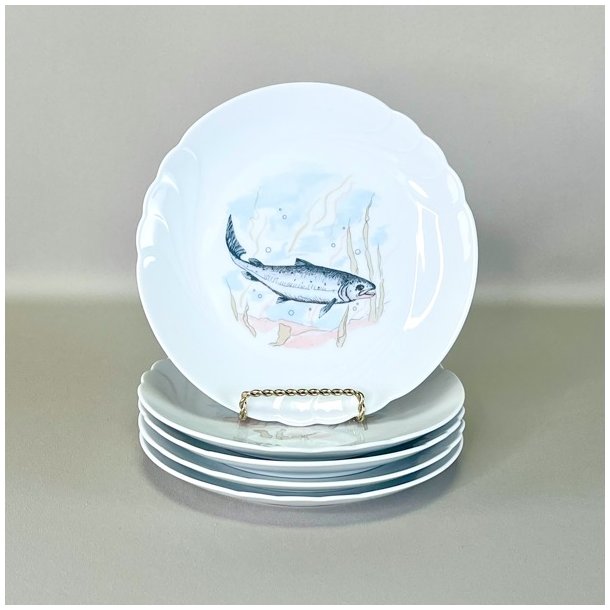 Fisketallerken med 3 blonder - Seltmann Weiden