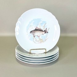 Fisketallerken med 3 blonder - Seltmann Weiden