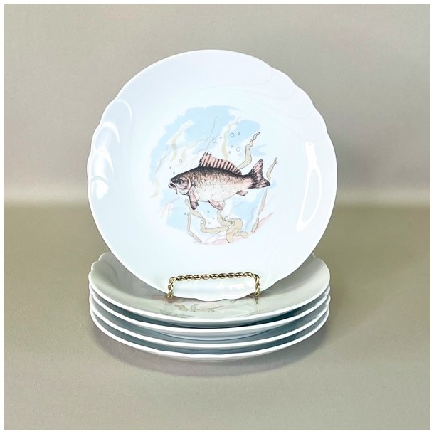 Fisketallerken med 3 blonder - Seltmann Weiden