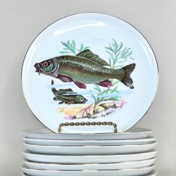 Fisketallerken - Colditz, med lille kant 