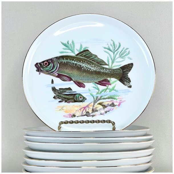 Fisketallerken - Colditz, med lille kant 