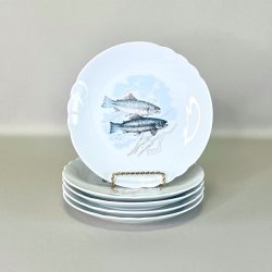 Fisketallerken med 3 blonder - Seltmann Weiden