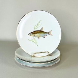 Fisketallerkener (4 stk) - Bareuther Waldsassen