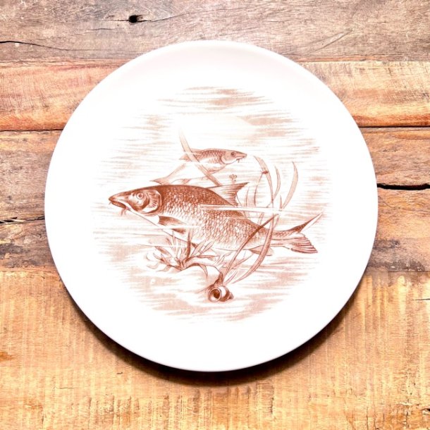 Fisketallerken med brunt motiv - Winterling, Markleuthen