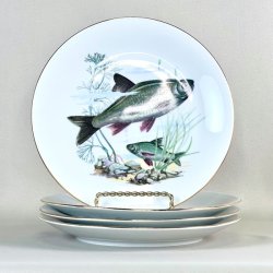 Fisketallerken - retro fra Kahla 