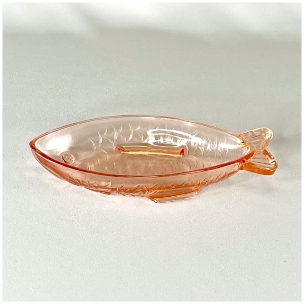 Fisketallerken - fransk, lyserd 