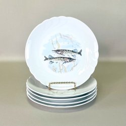 Fisketallerken med 3 blonder - Seltmann Weiden