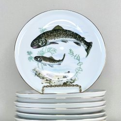 Fisketallerken - Colditz, med lille kant 