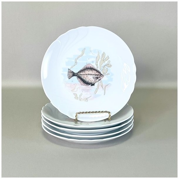 Fisketallerken med 3 blonder - Seltmann Weiden