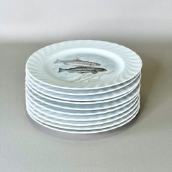 Fisketallerken med blondekant - Seltmann Weiden