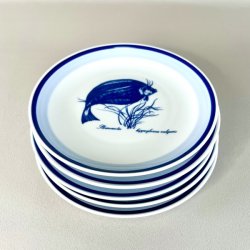 Fisketallerkener - blt motiv fra Kahla