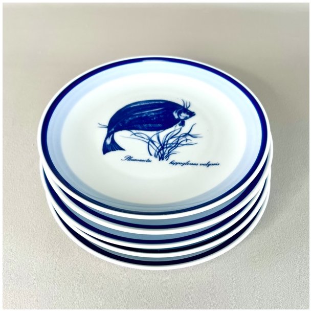 Fisketallerkener - blt motiv fra Kahla