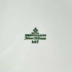 Fisketallerken - blgende guldkant, Johan Seltmann, Vohenstrauss 