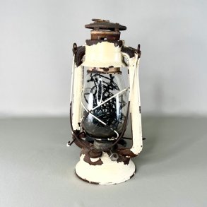 Stormlanterne - vintage m/patina