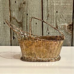 Vinflaskeholder i metal  - lille flaske