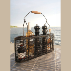 Barone vinflaskeholder i metal 